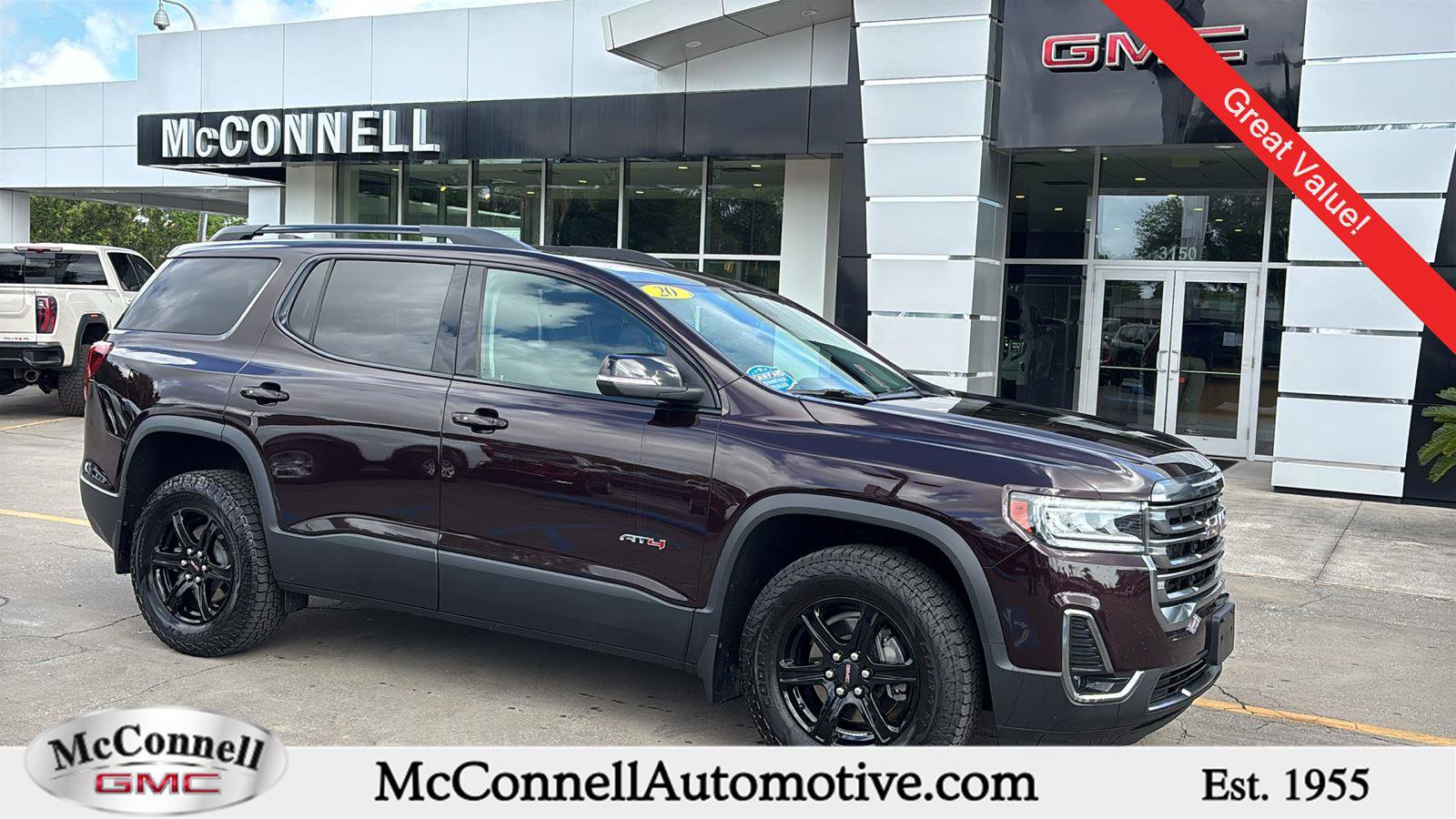Used 2020 GMC Acadia AT4 w/ LPO, Roadside Safety Package