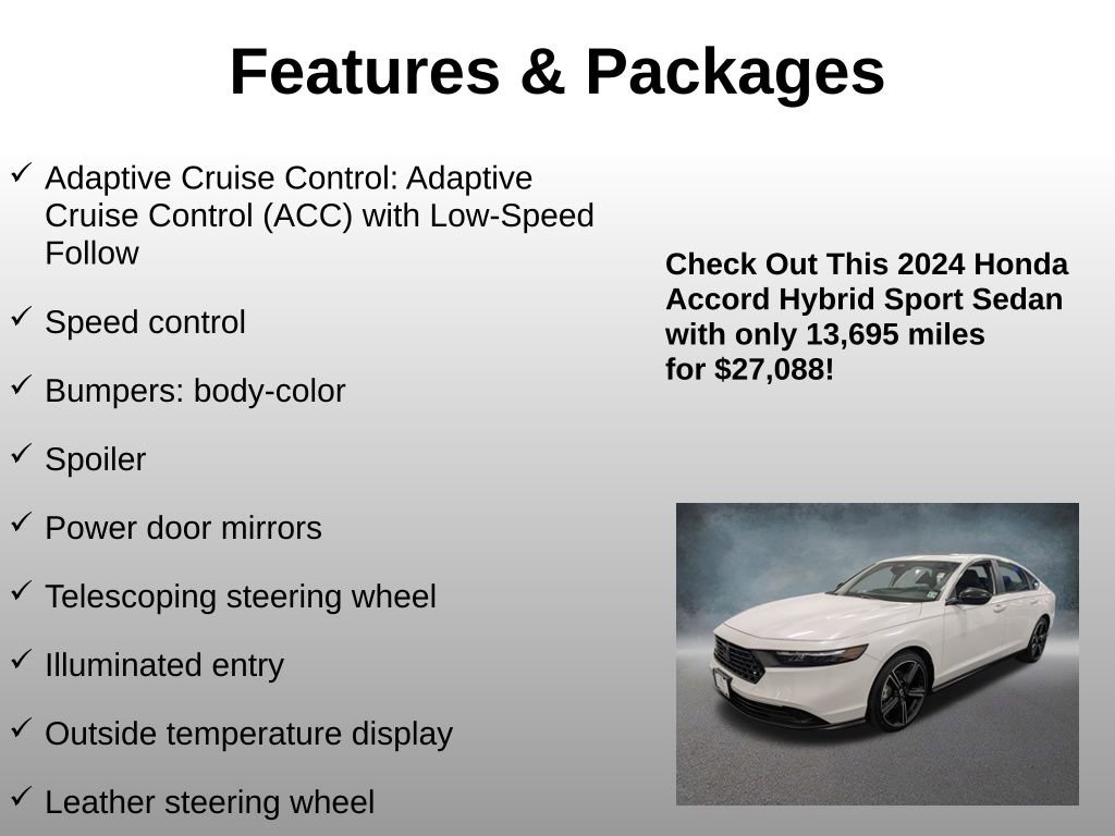 2024 Honda Accord Sport