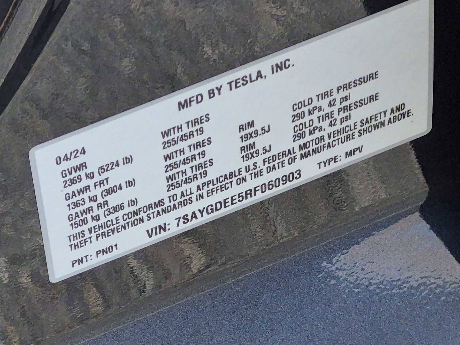 2024 Tesla Model Y Long Range