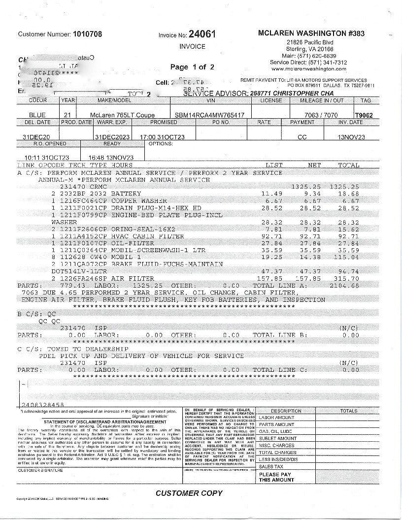 Used 2021 McLaren 765LT photo 49