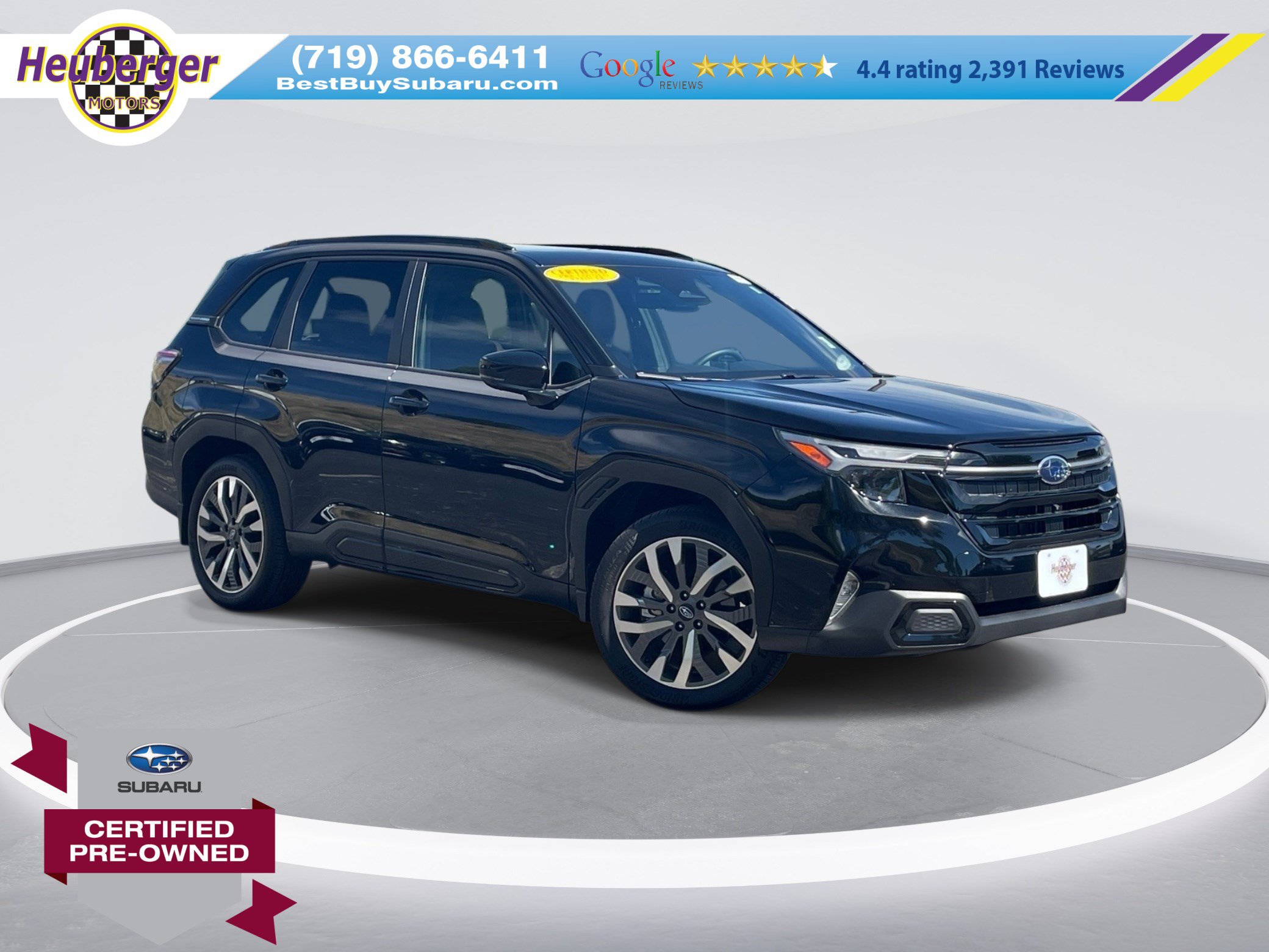 Certified 2025 Subaru Forester Touring w/ Protection Package