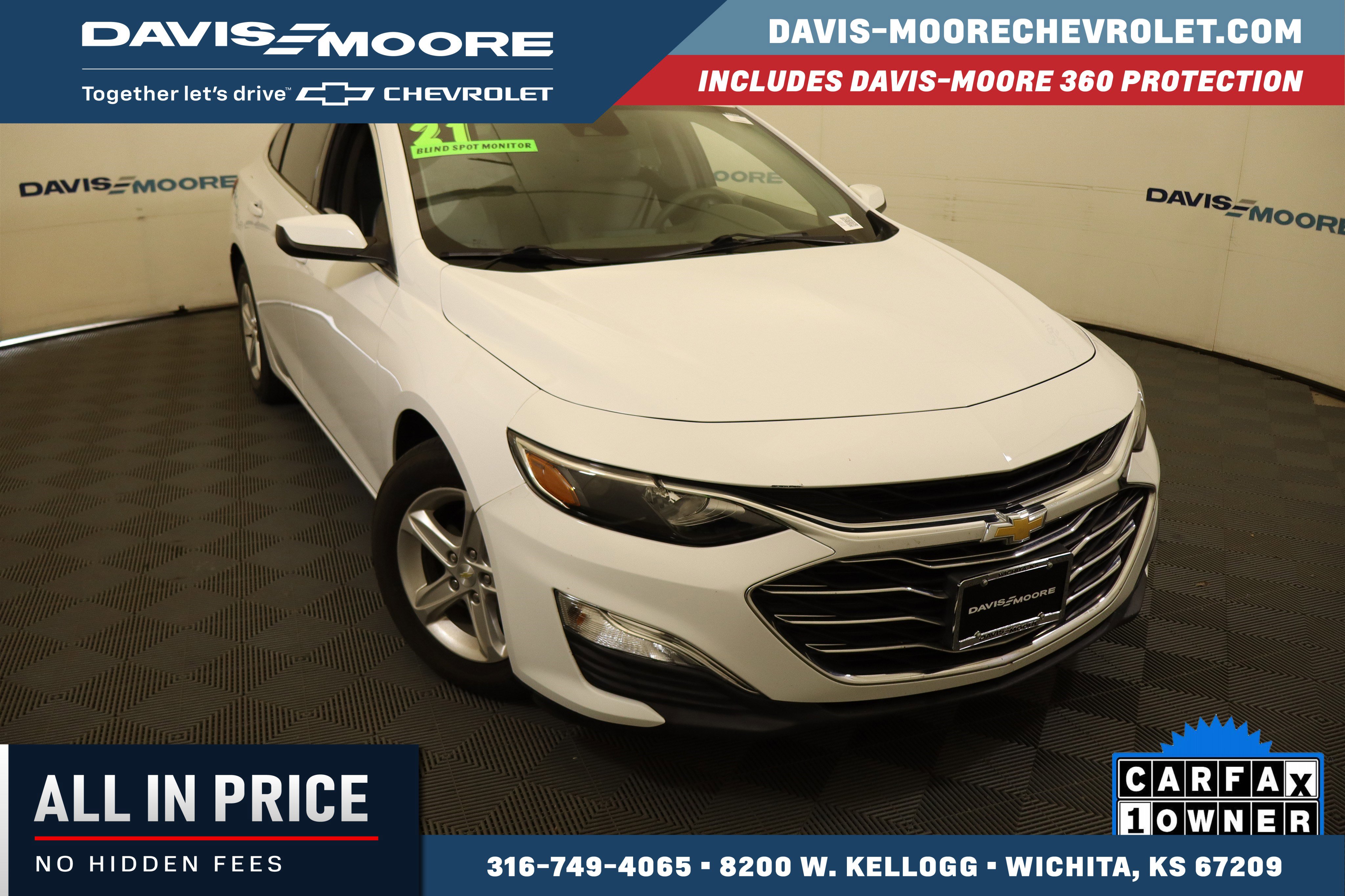Used 2021 Chevrolet Malibu LS