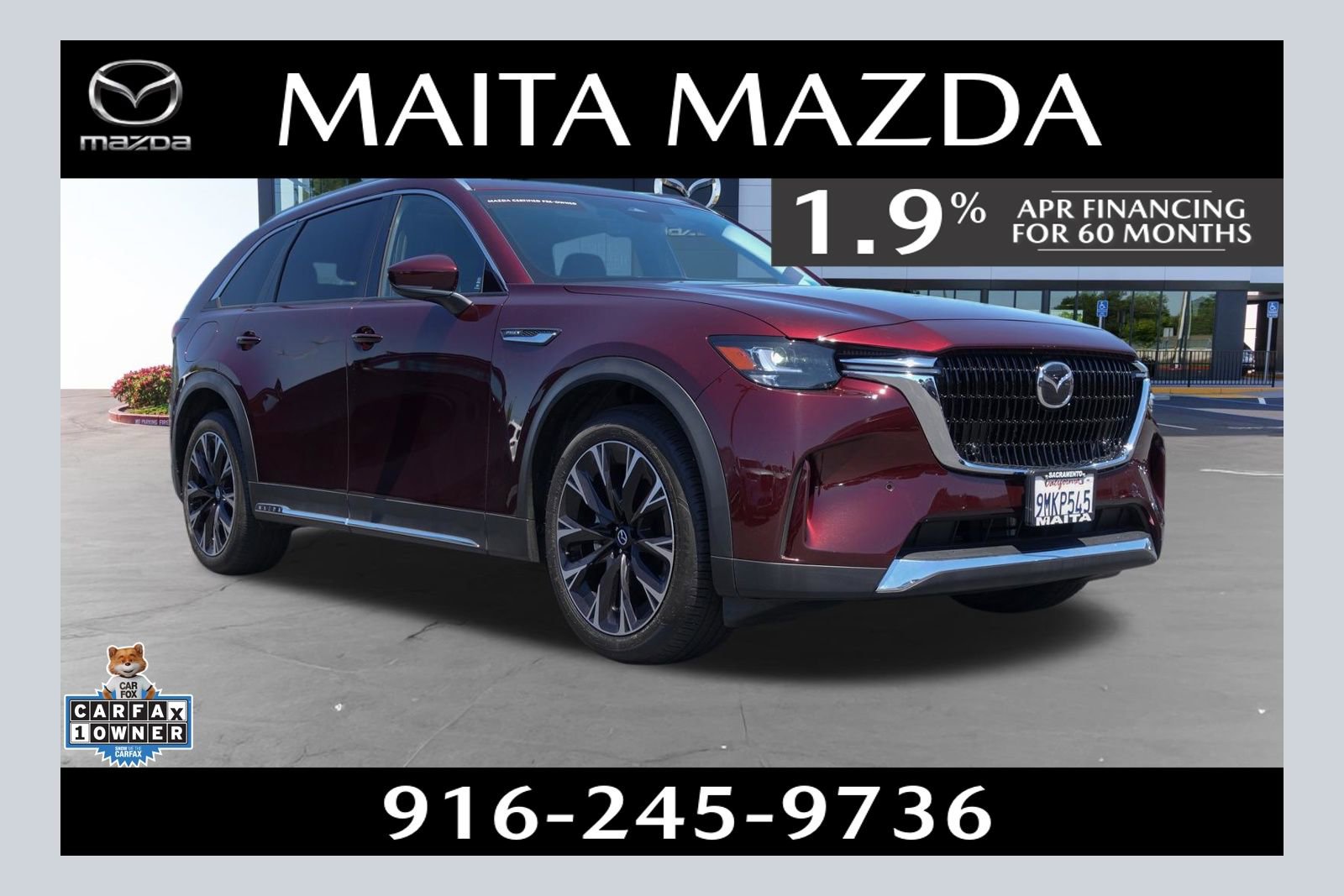 Certified 2024 MAZDA CX-90 Plug-In Hybrid w/ Premium Pkg