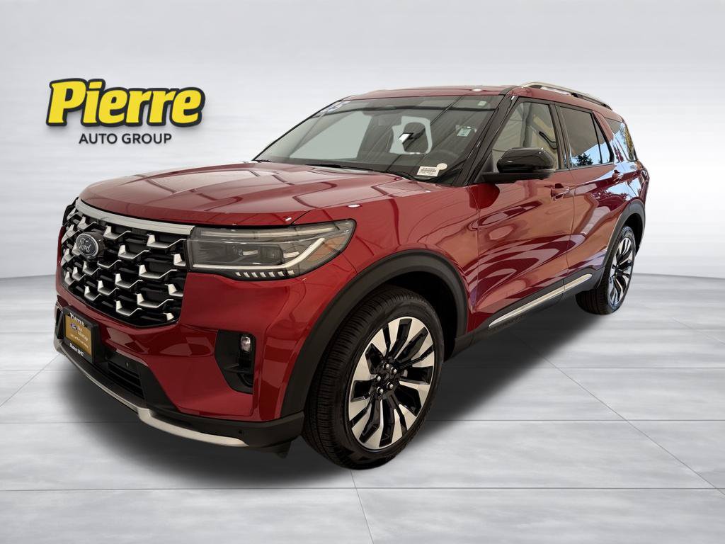 Certified 2025 Ford Explorer Platinum w/ LUX Leather Package