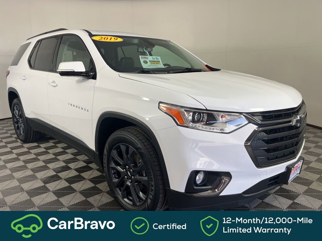 Certified 2019 Chevrolet Traverse RS