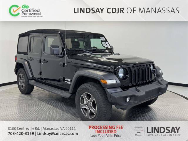 Certified 2018 Jeep Wrangler Unlimited Sport S