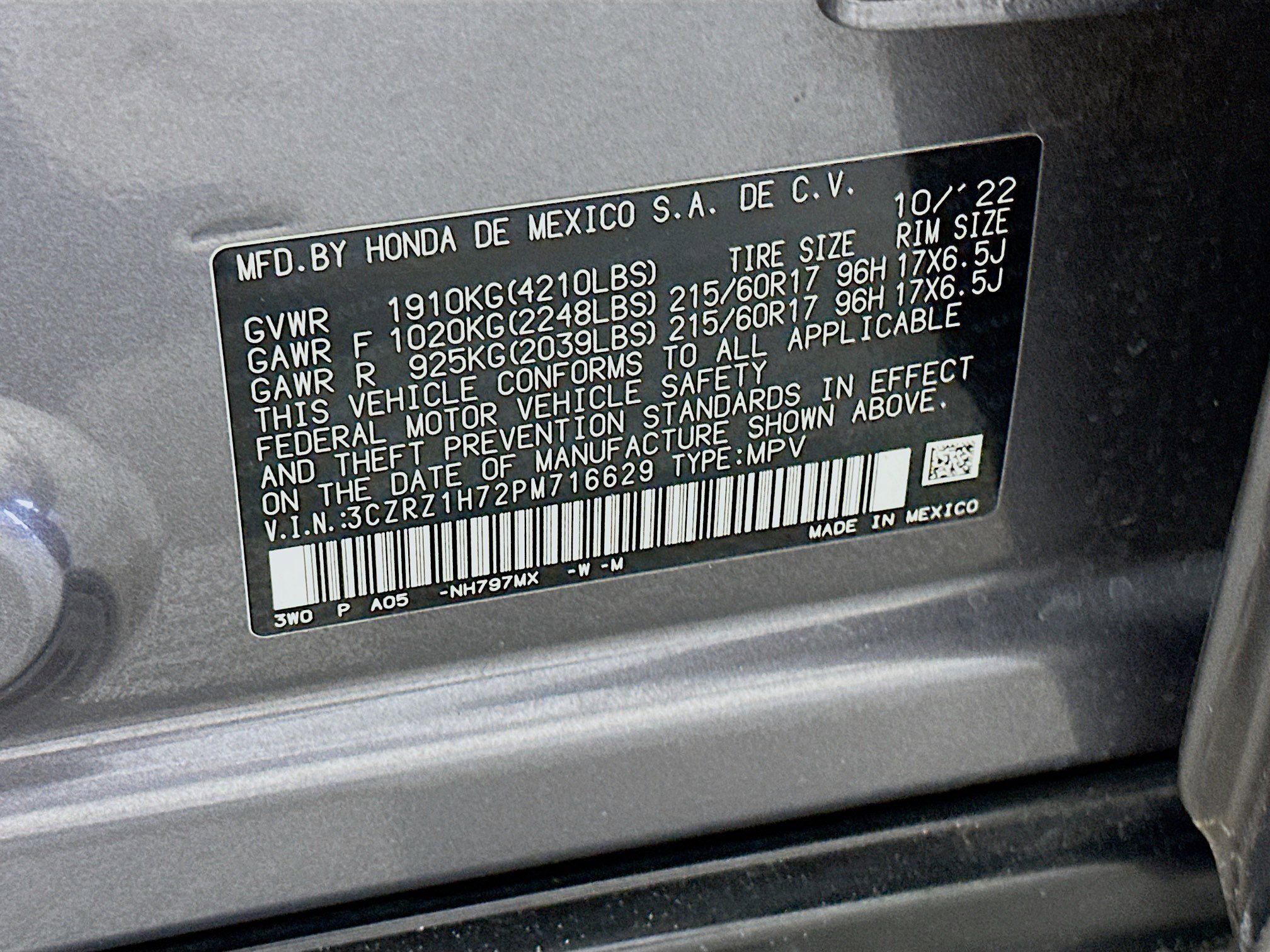 2023 Honda Hr-V EX-L