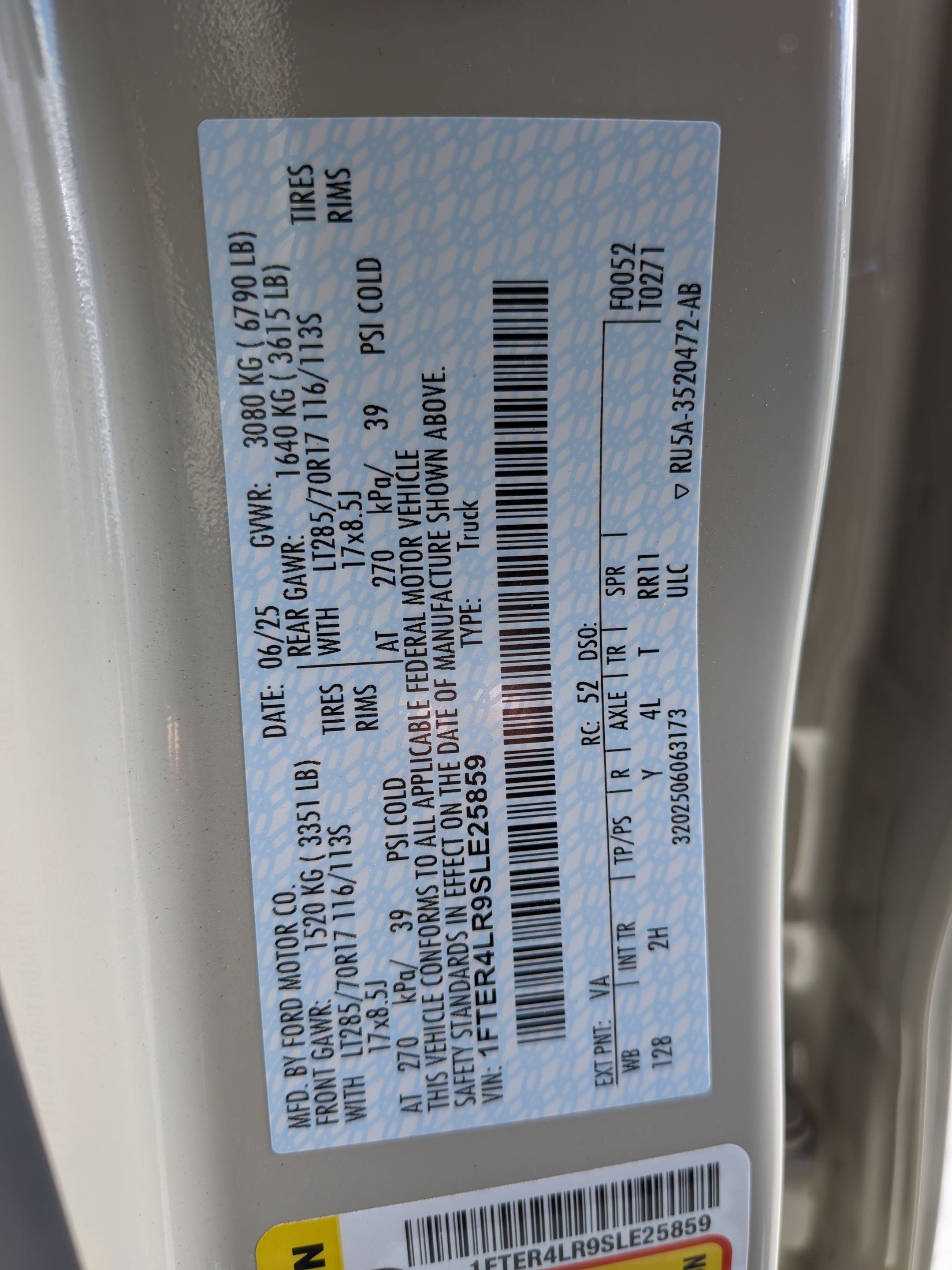 2025 Ford Ranger Raptor