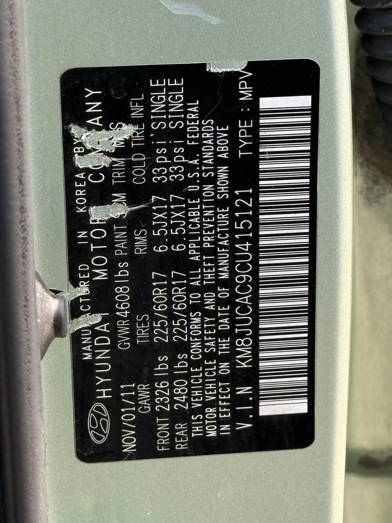 2012 Hyundai Tucson GLS