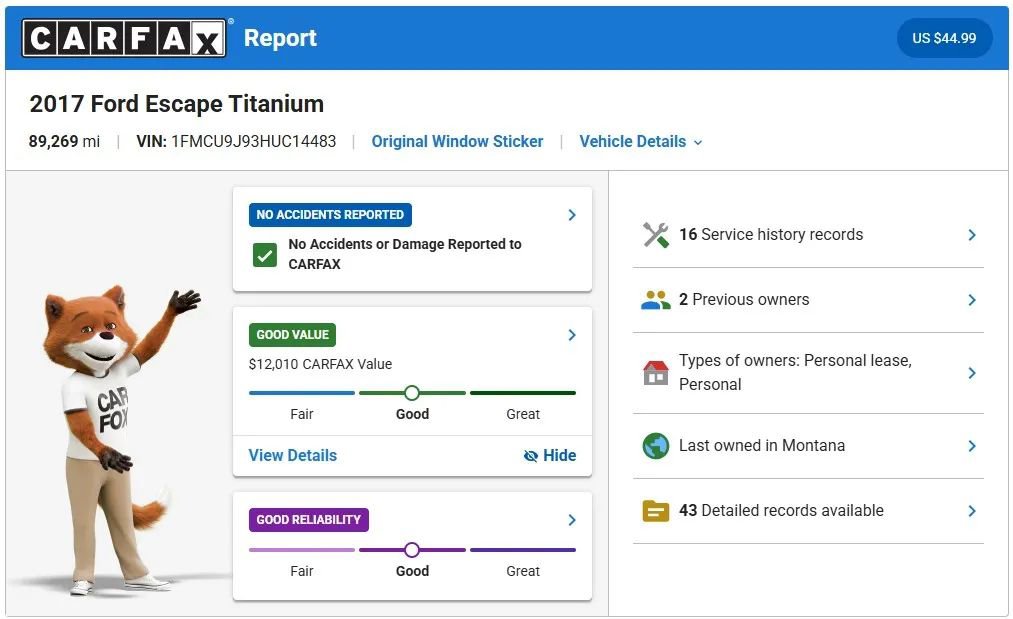 2017 Ford Escape Titanium