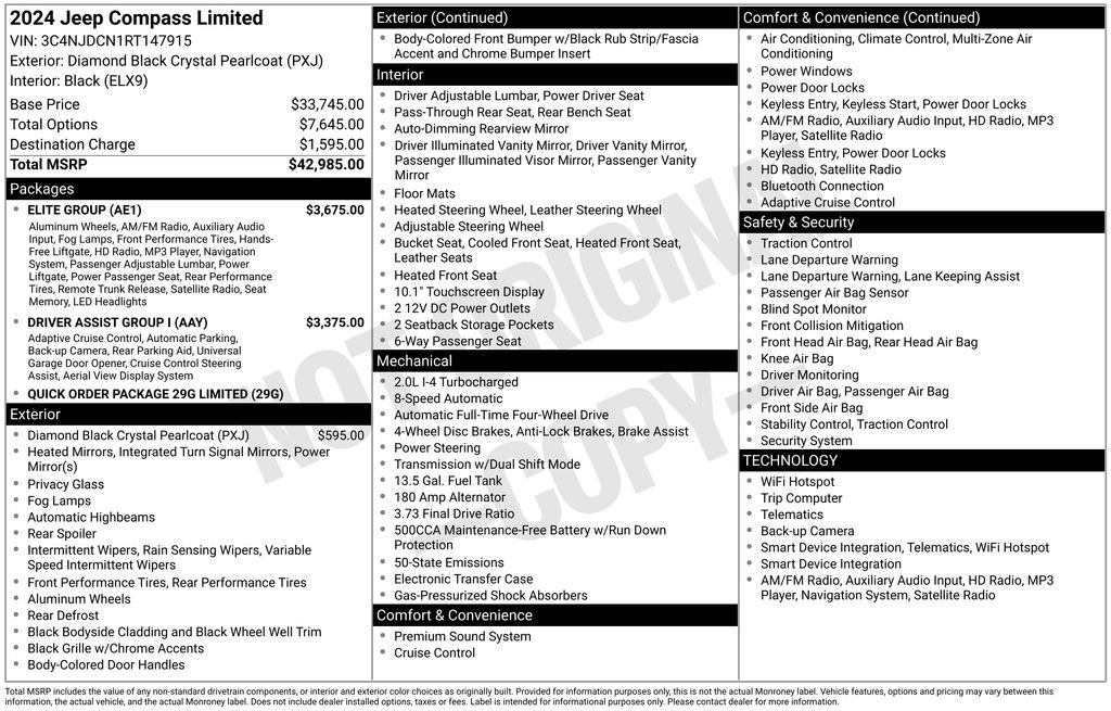 2024 Jeep Compass Limited
