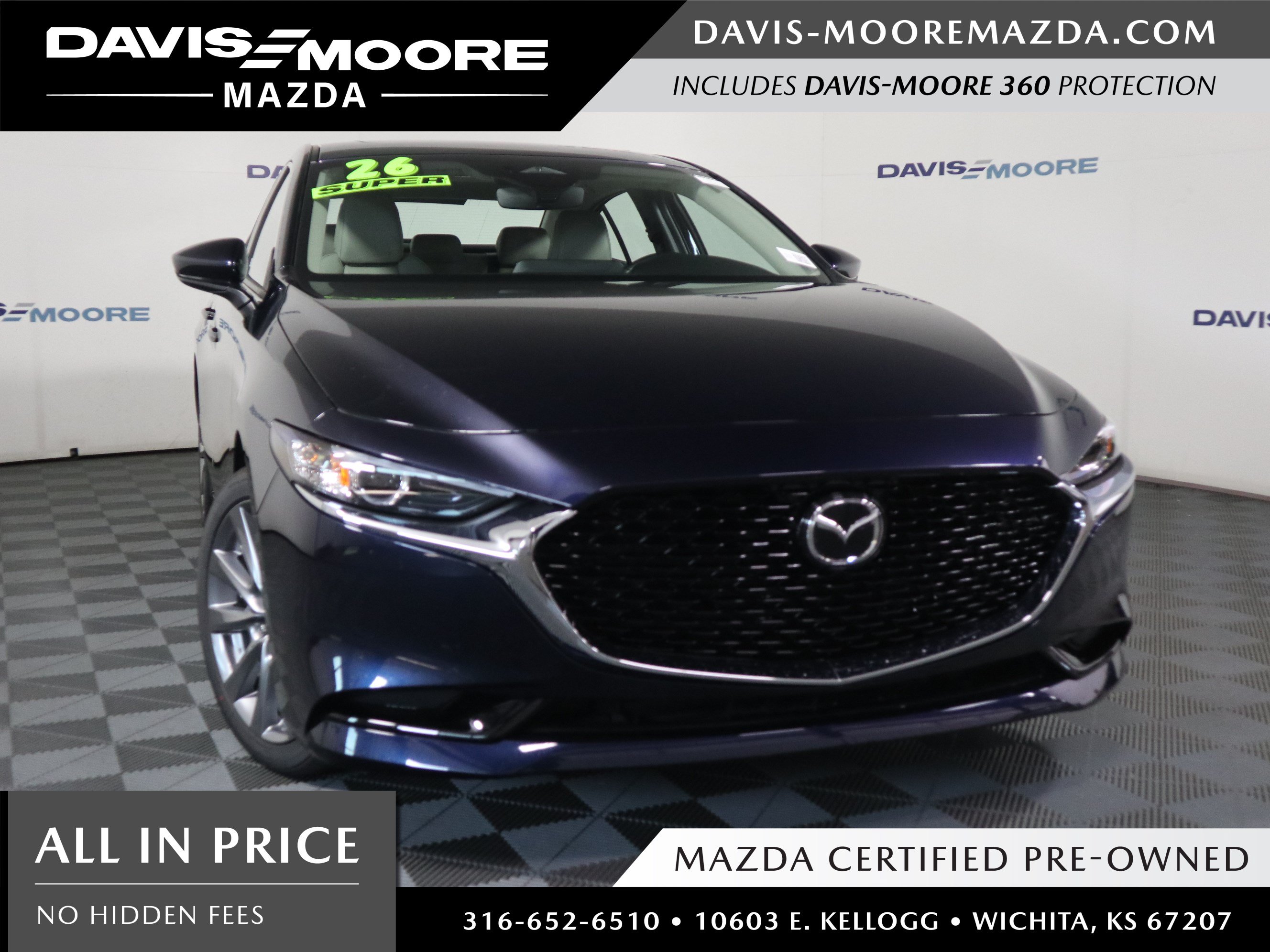 Certified 2026 MAZDA MAZDA3 2.5 S Sedan w/ Preferred Pkg