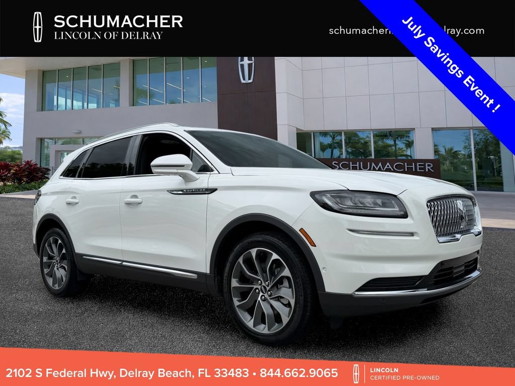 Certified 2023 Lincoln Nautilus Reserve w/ Equipment Group 201A