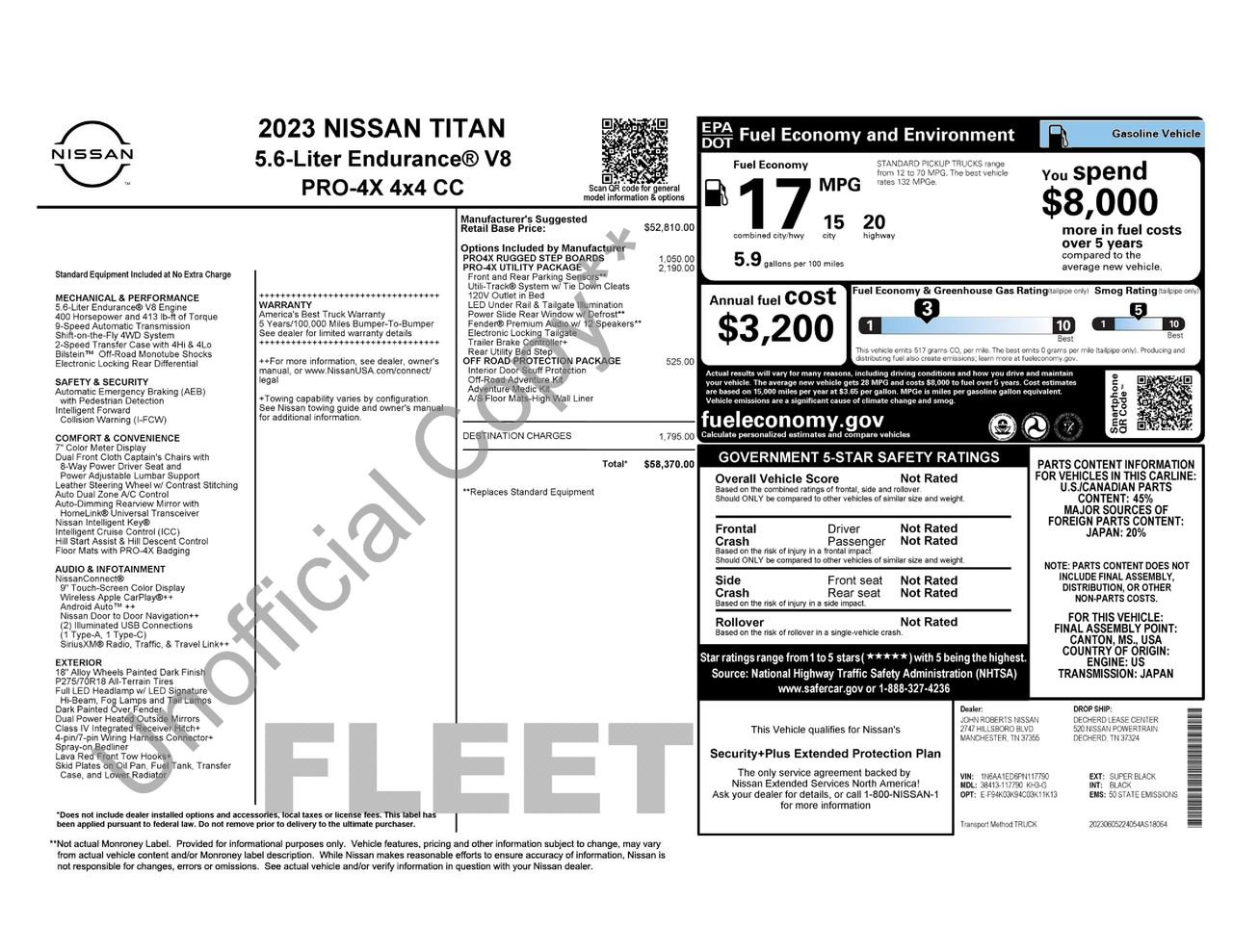 2023 Nissan Titan PRO-4X