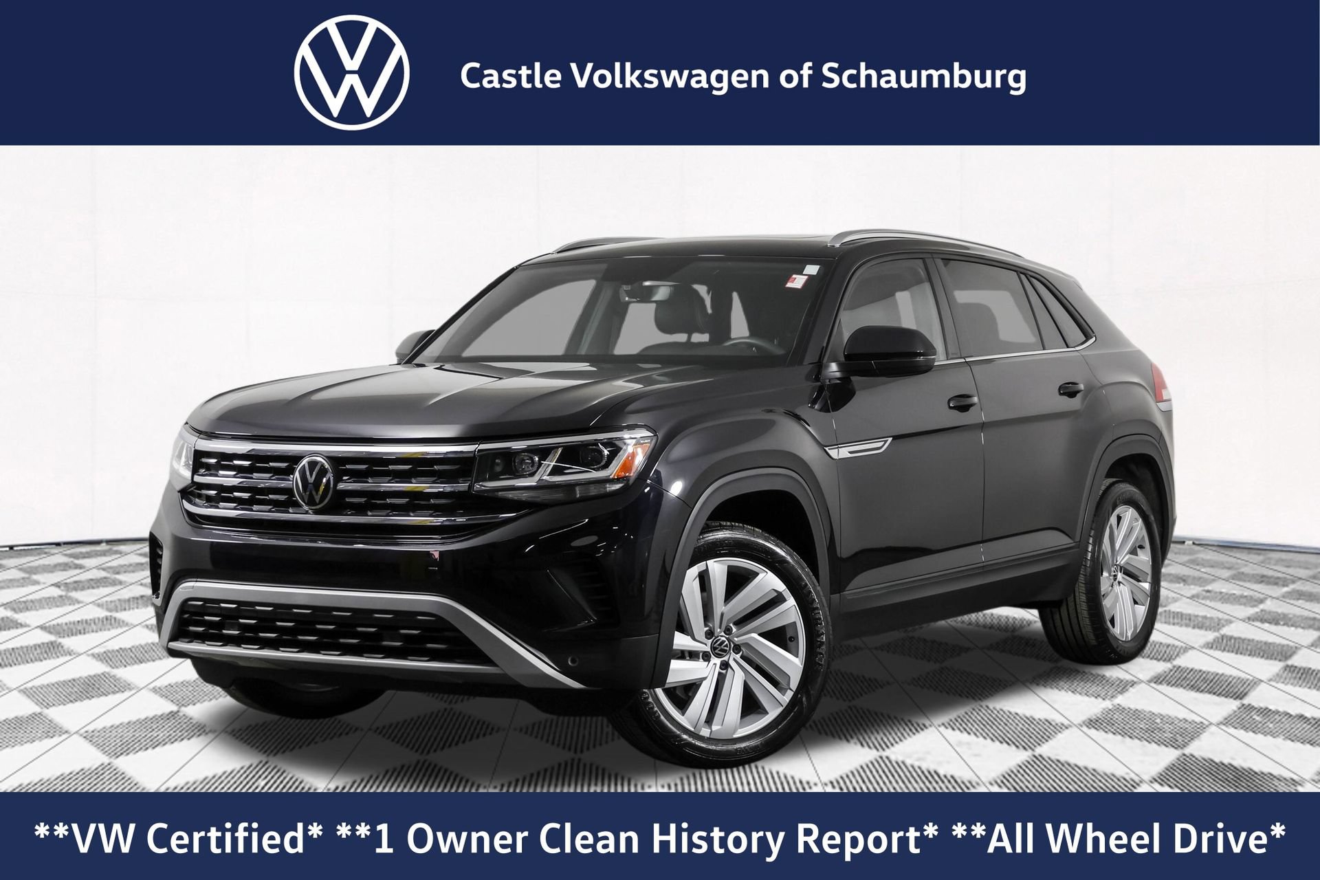 Certified 2023 Volkswagen Atlas Cross Sport SE w/ Panoramic Sunroof Package