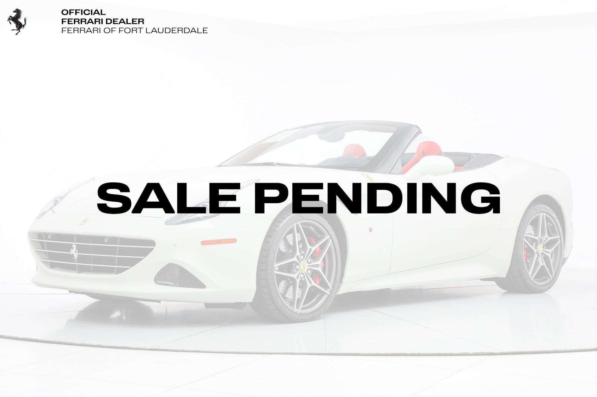 Certified 2016 Ferrari California T