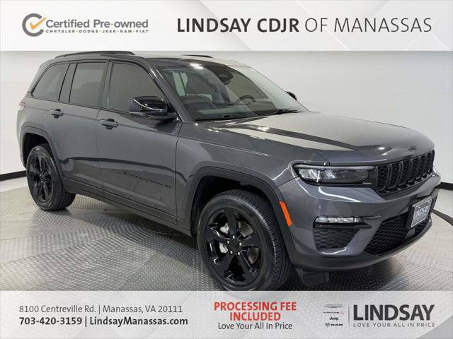 Certified 2023 Jeep Grand Cherokee Limited w/ Black Appearance Package