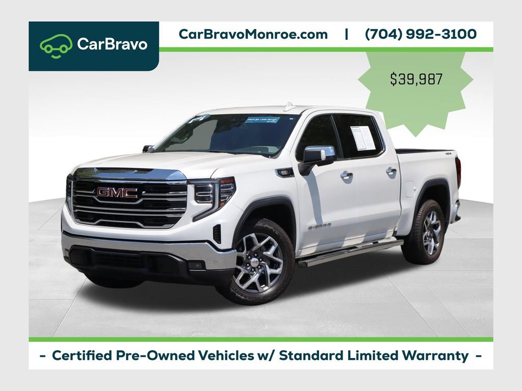 Certified 2022 GMC Sierra 1500 SLT