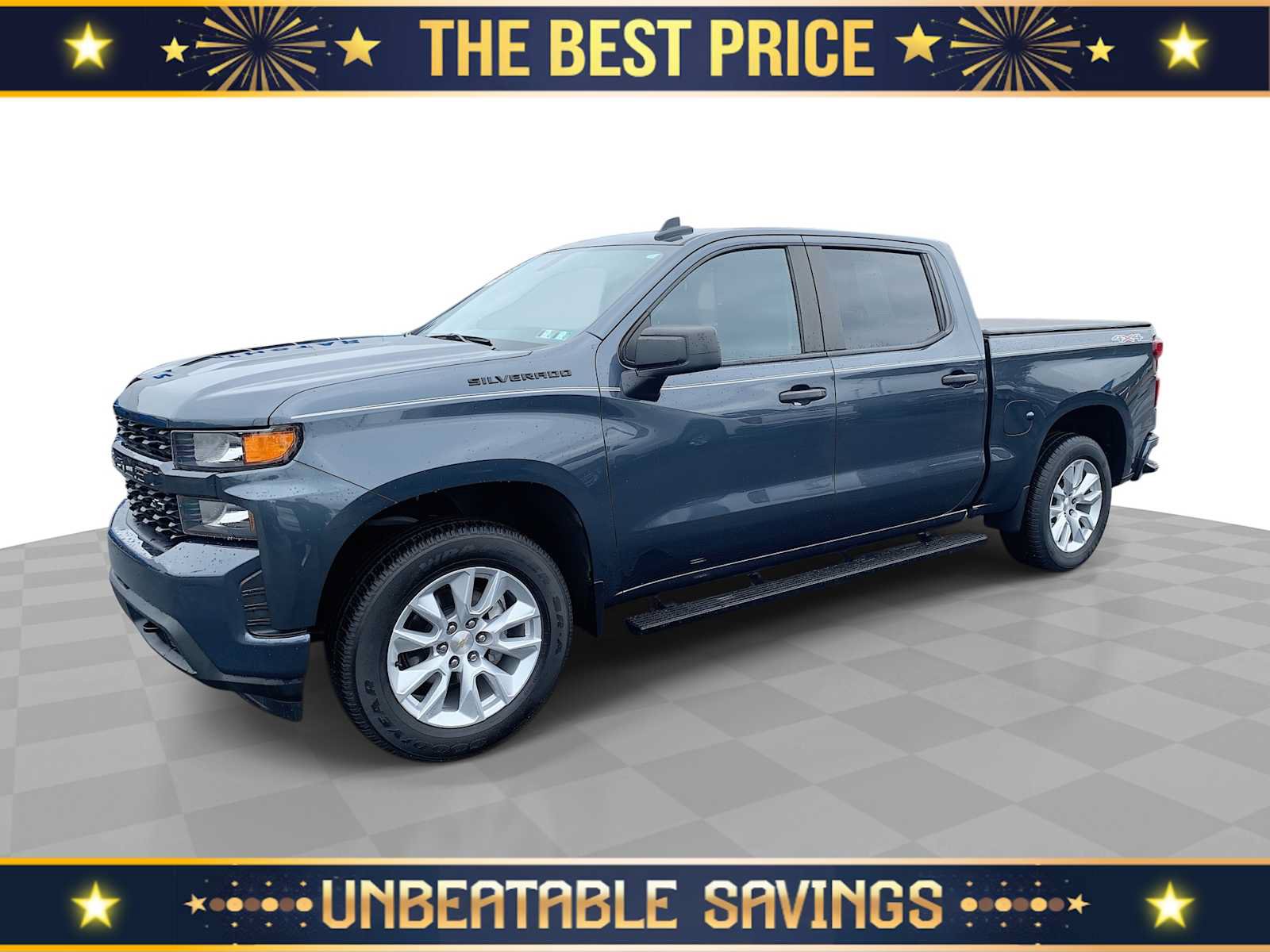 Certified 2021 Chevrolet Silverado 1500 Custom w/ LPO, Dark Essentials Package