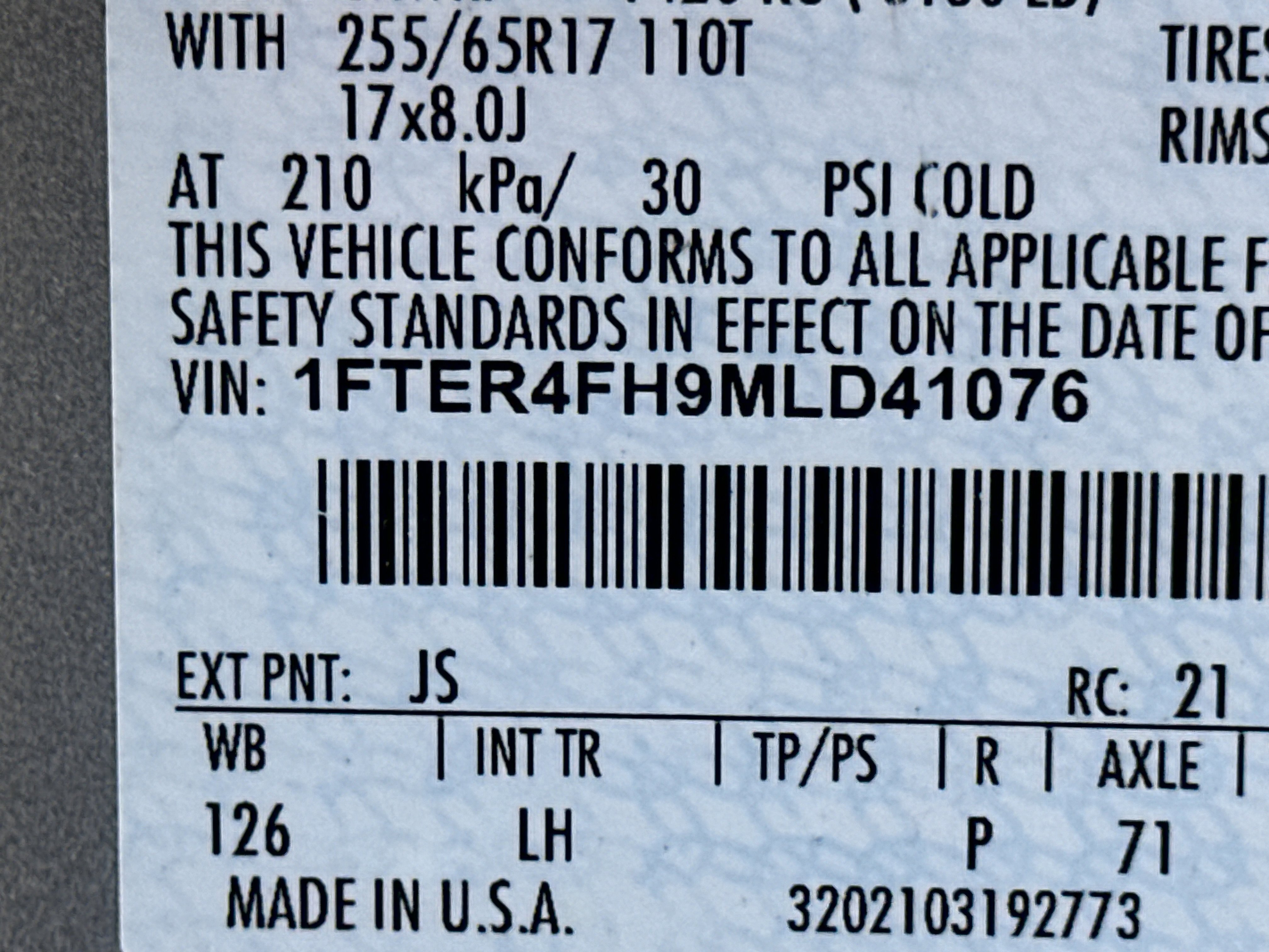 2021 Ford Ranger XLT