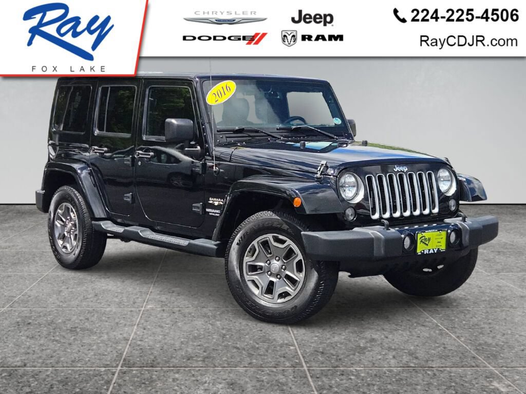 Used 2016 Jeep Wrangler Unlimited Sahara w/ Dual Top Group