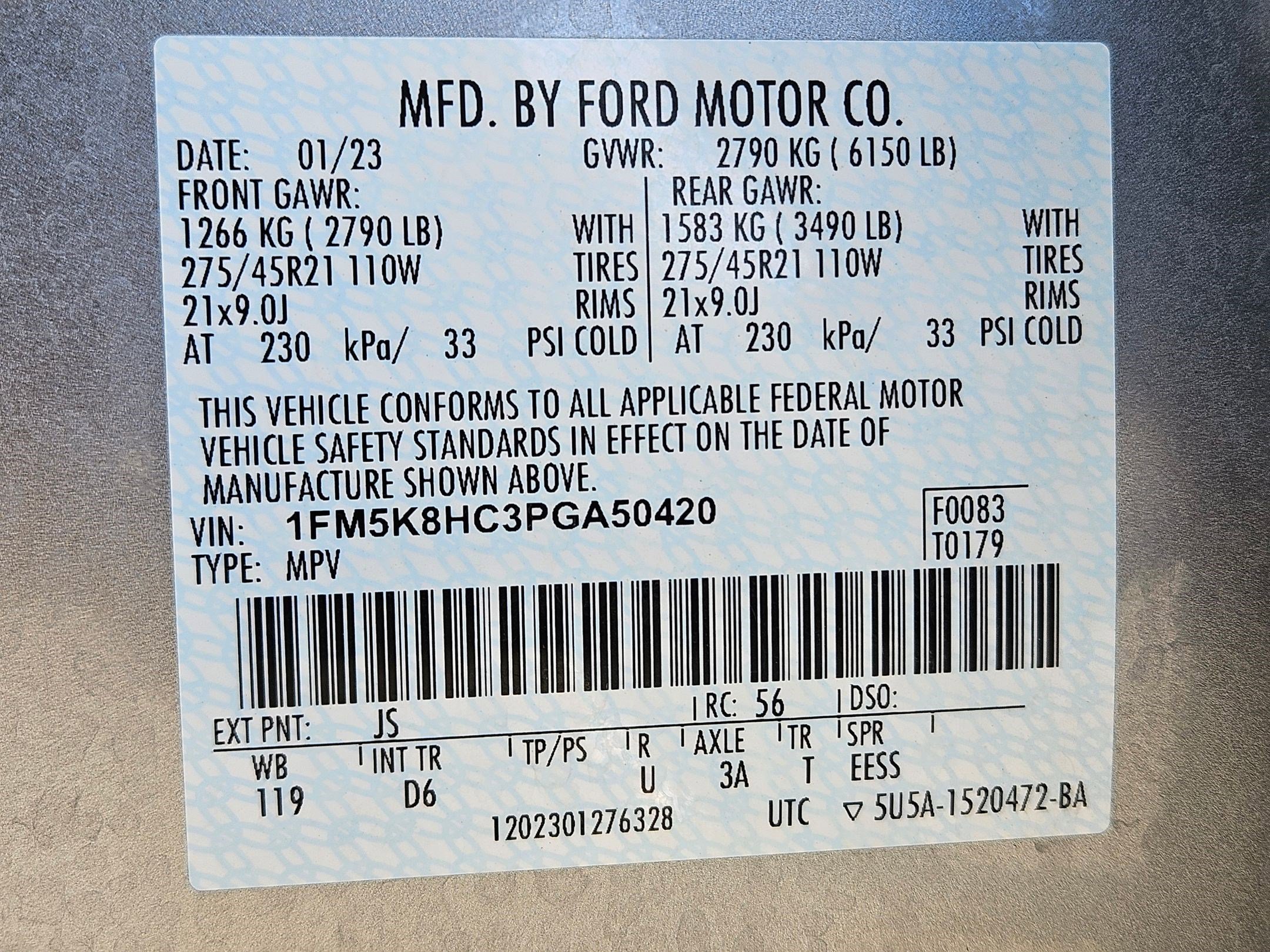 2023 Ford Explorer Platinum