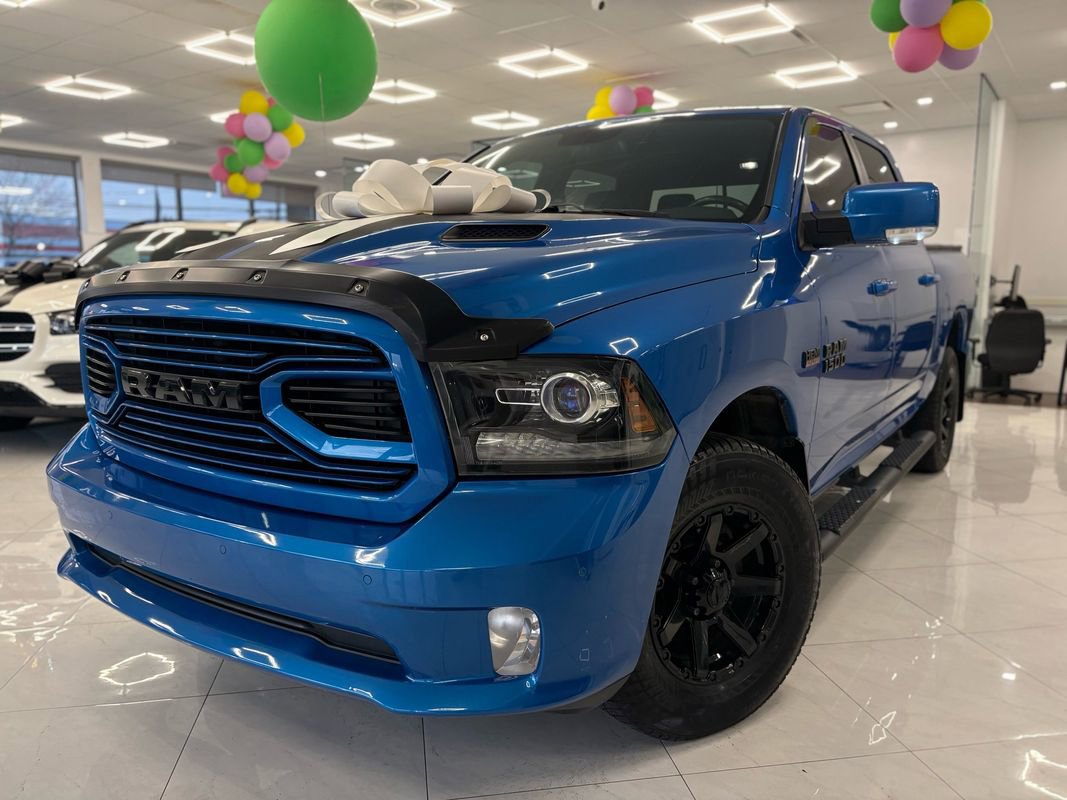 Used 2018 RAM 1500 Sport w/ Hydro Blue Sport Package