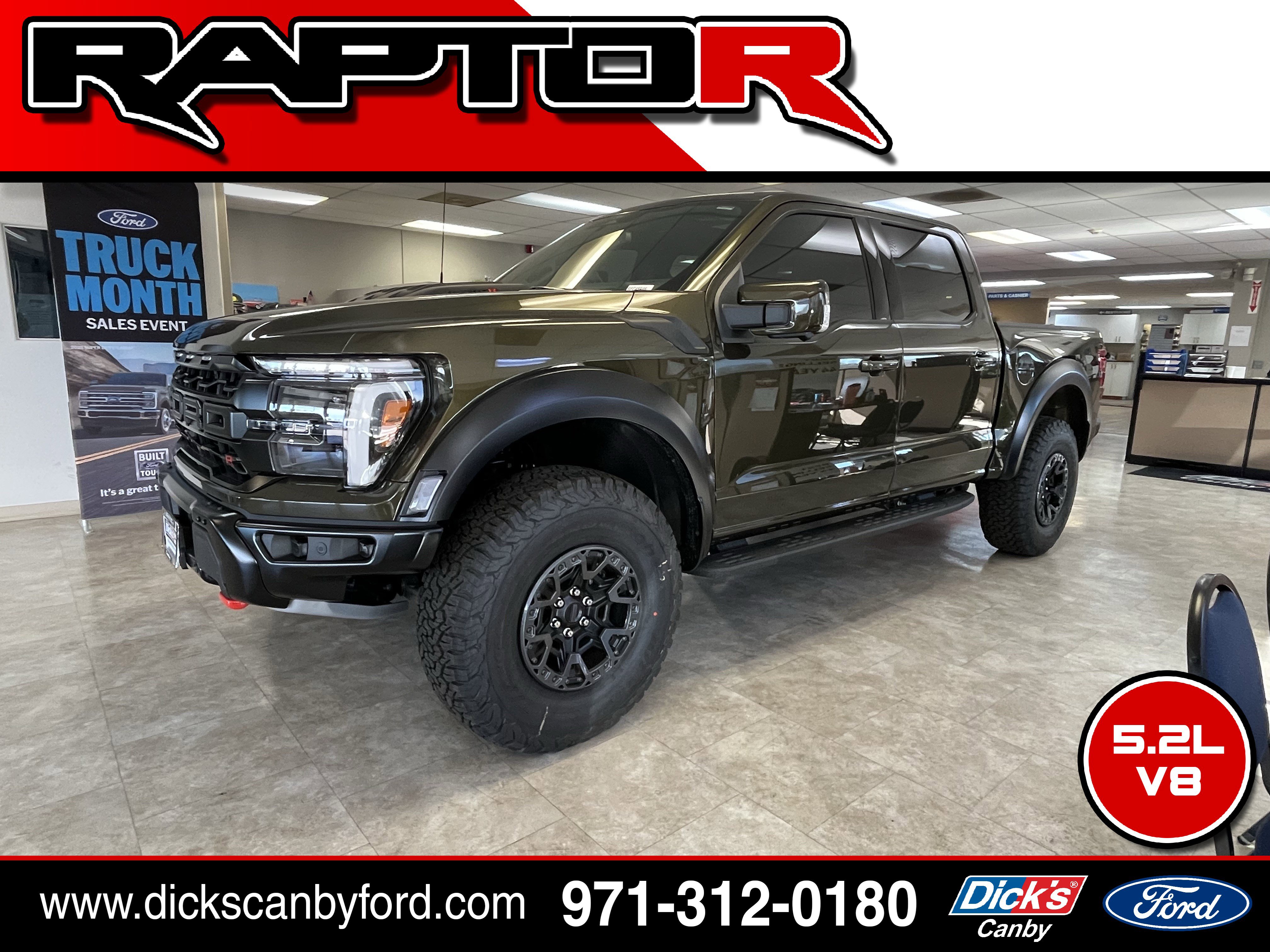 New 2025 Ford F150 Raptor w/ Equipment Group 803A Raptor R