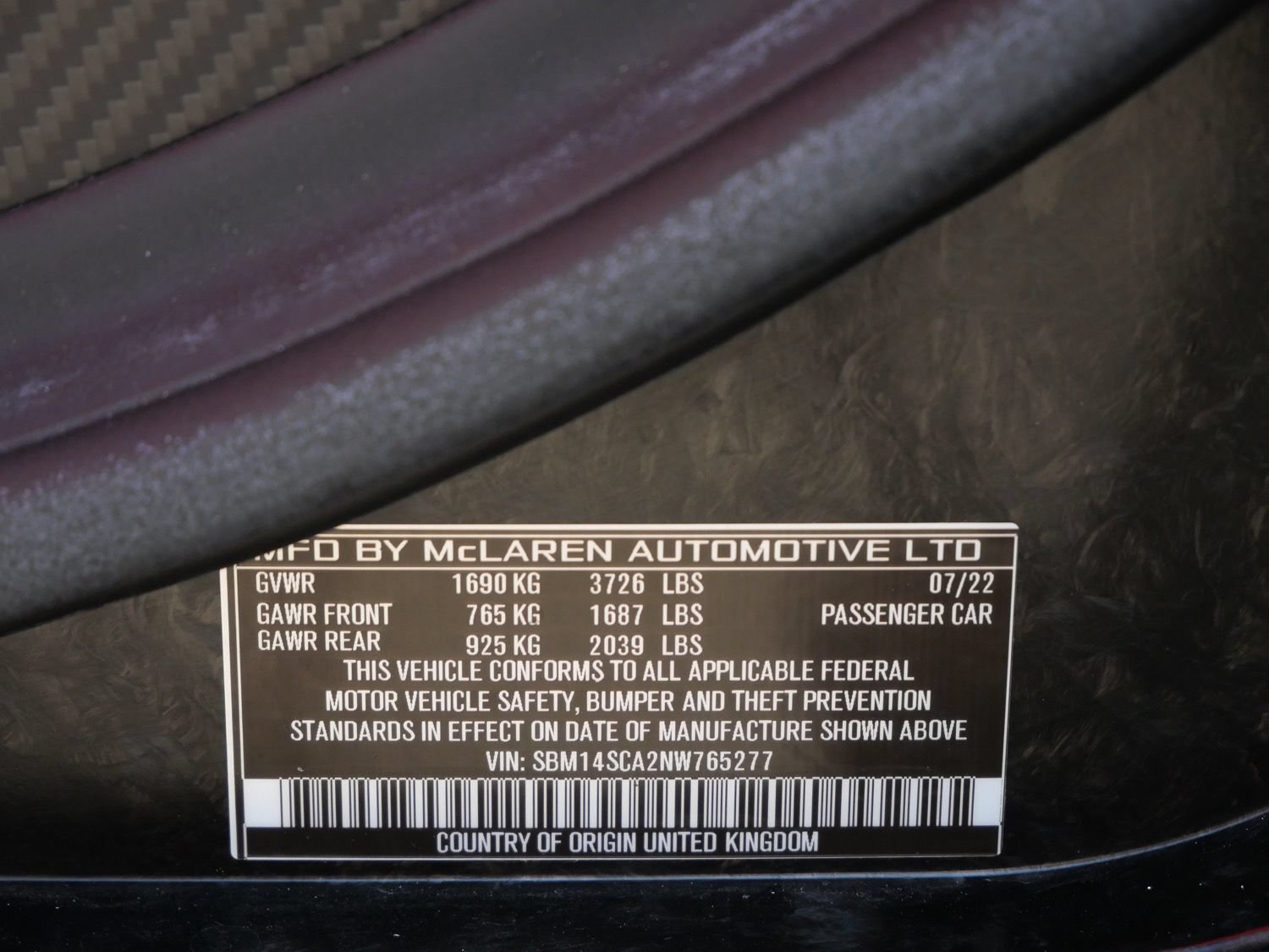 Used 2022 McLaren 765LT photo 36
