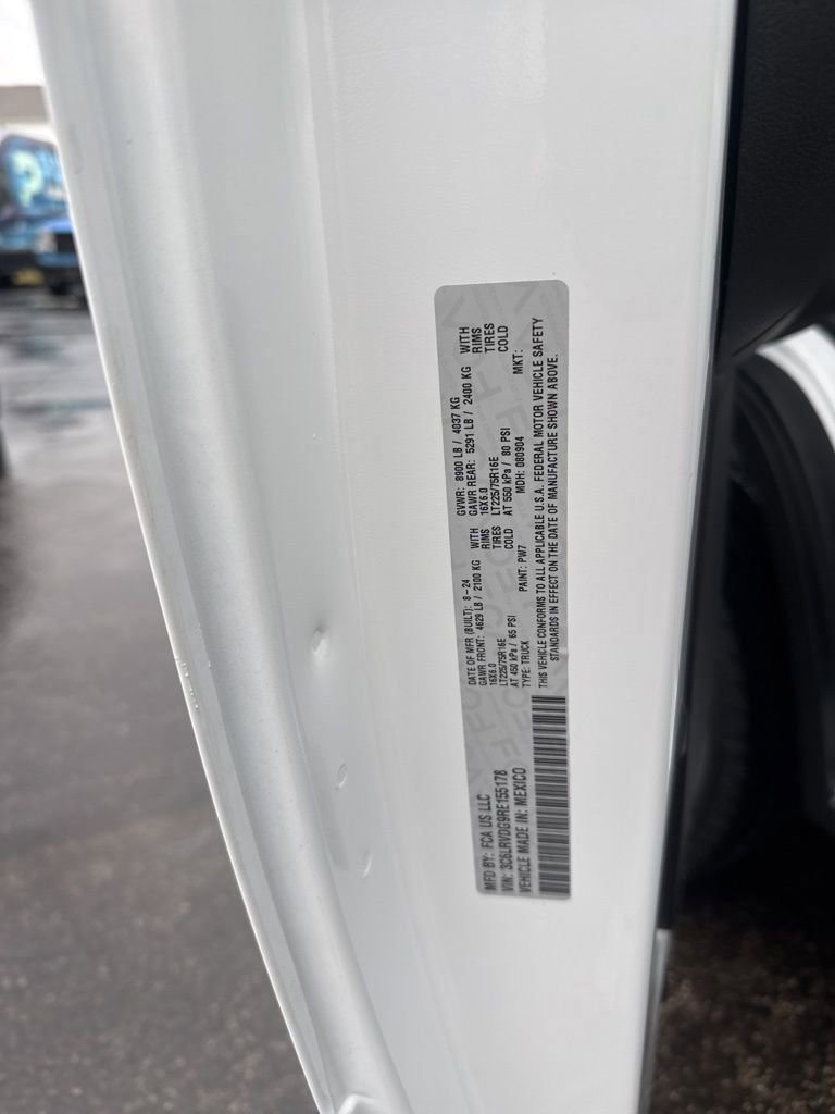 2024 RAM ProMaster 2500