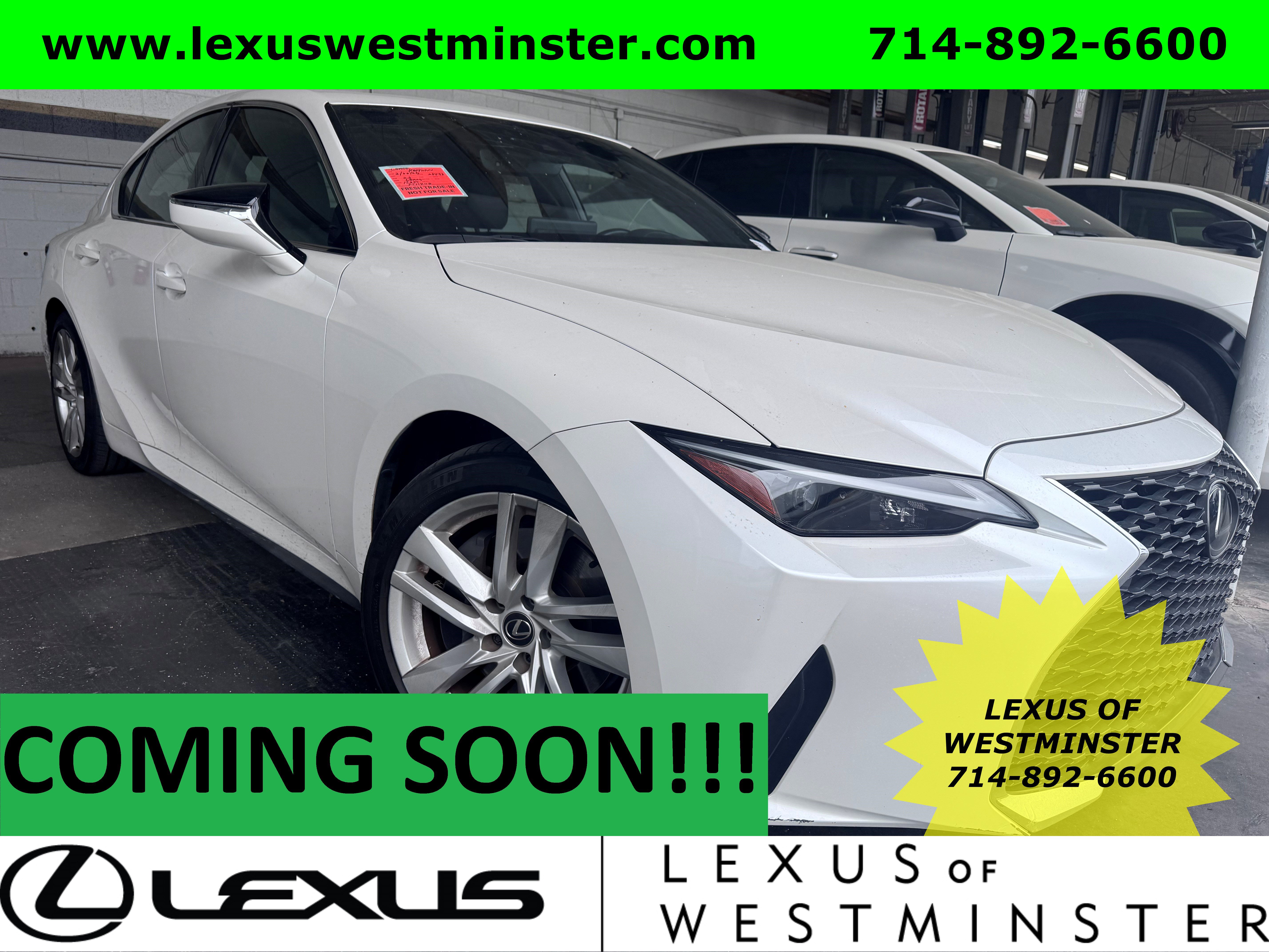 Used 2023 Lexus IS 300 w/ Comfort Package