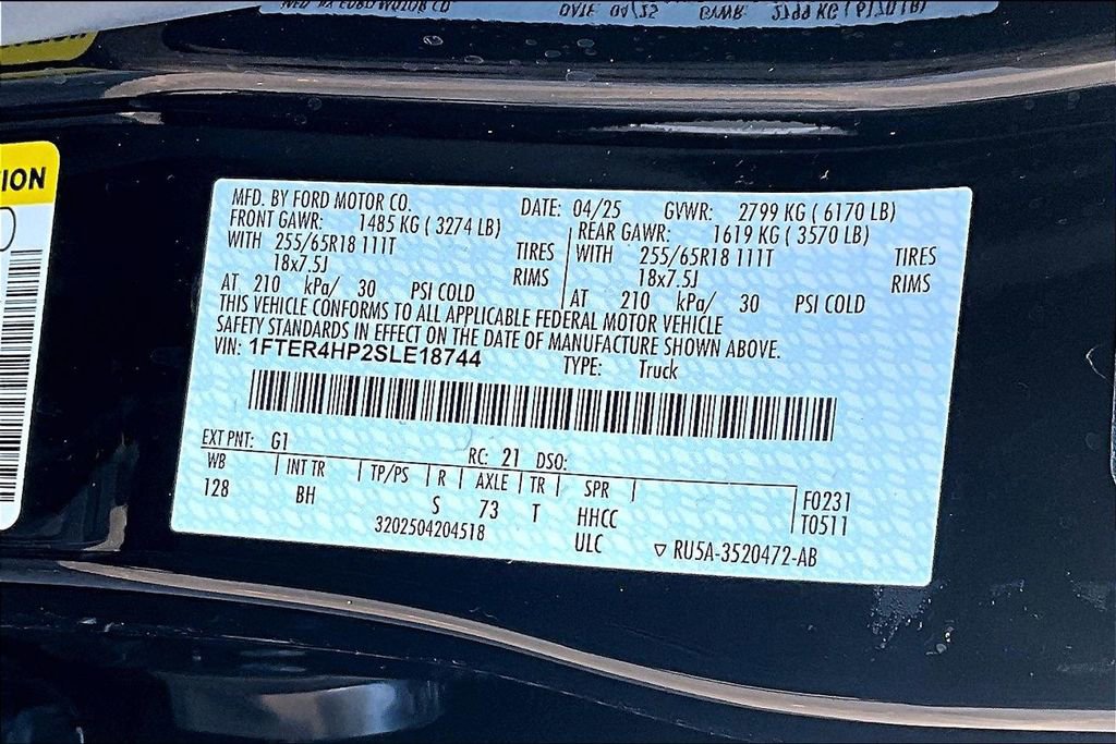 2025 Ford Ranger XLT