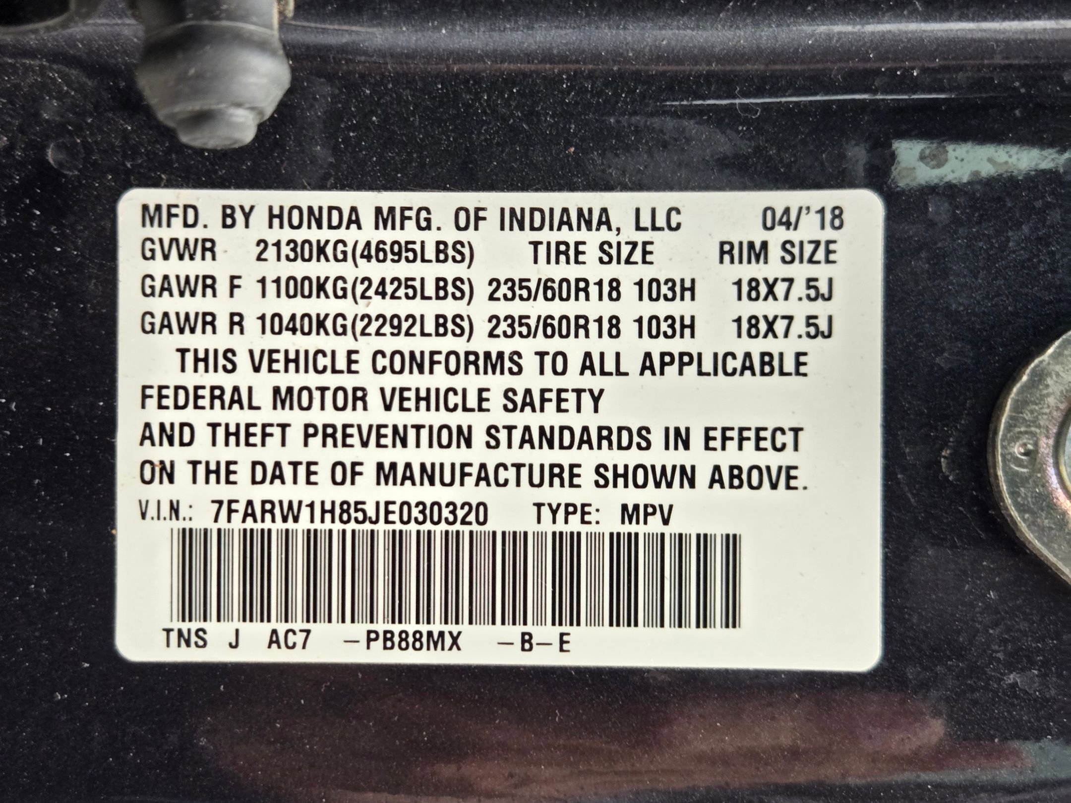 2018 Honda CR-V EX-L