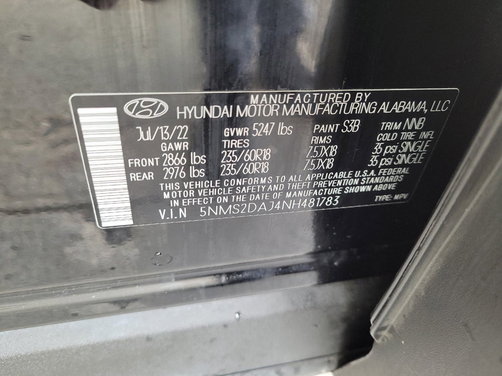 2022 Hyundai Santa Fe SEL