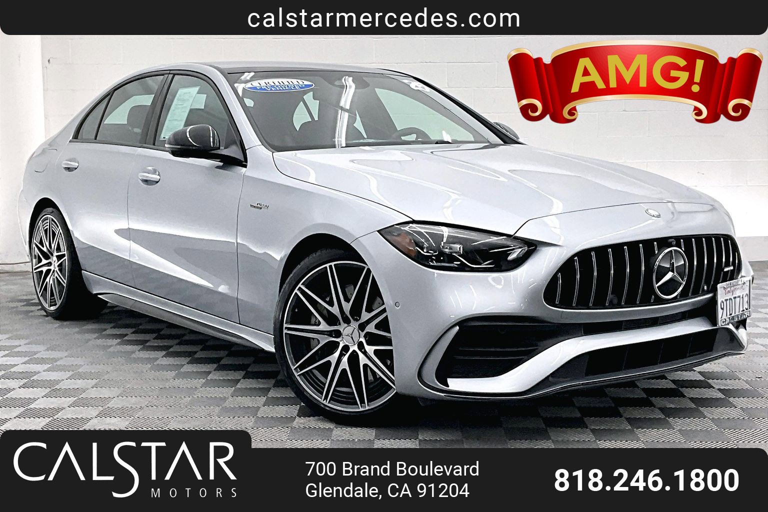 Certified 2025 Mercedes-Benz C 43 AMG 4MATIC Sedan