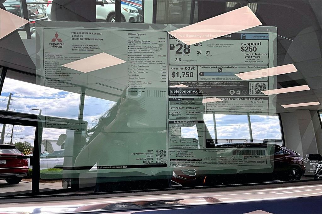 2026 Mitsubishi Outlander FWD