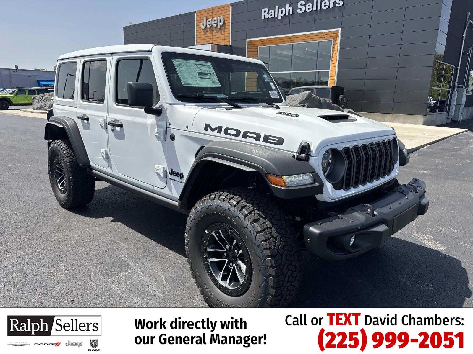 New 2026 Jeep Wrangler Unlimited Rubicon 392 w/ Quick Order Package 27X Moab