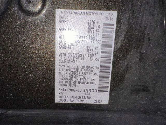 2017 Nissan Rogue SV