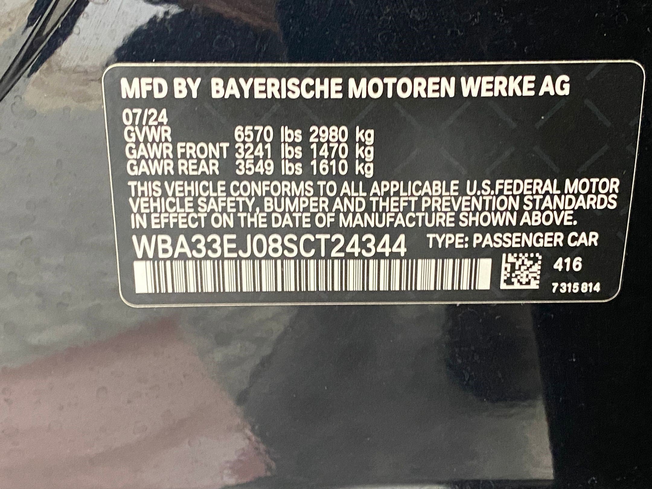 2025 BMW 760i xDrive