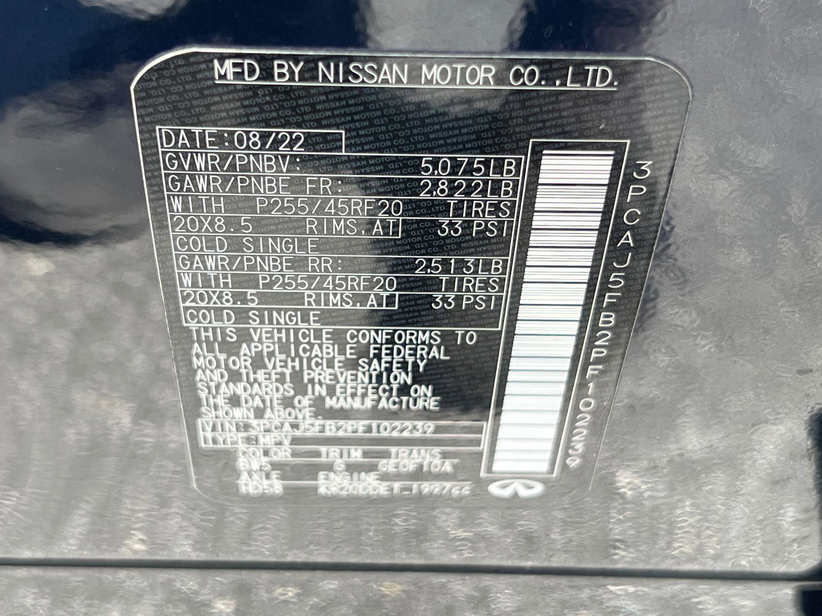 2023 INFINITI Qx50 Sport