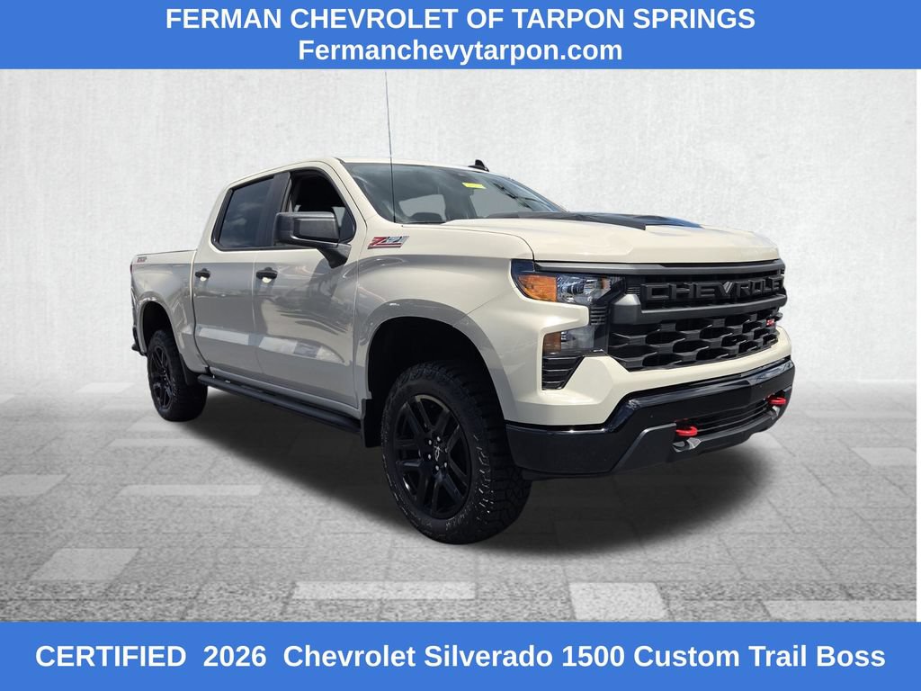 Certified 2026 Chevrolet Silverado 1500 Custom Trail Boss
