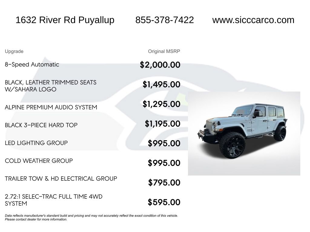 2018 Jeep Wrangler Unlimited Sahara