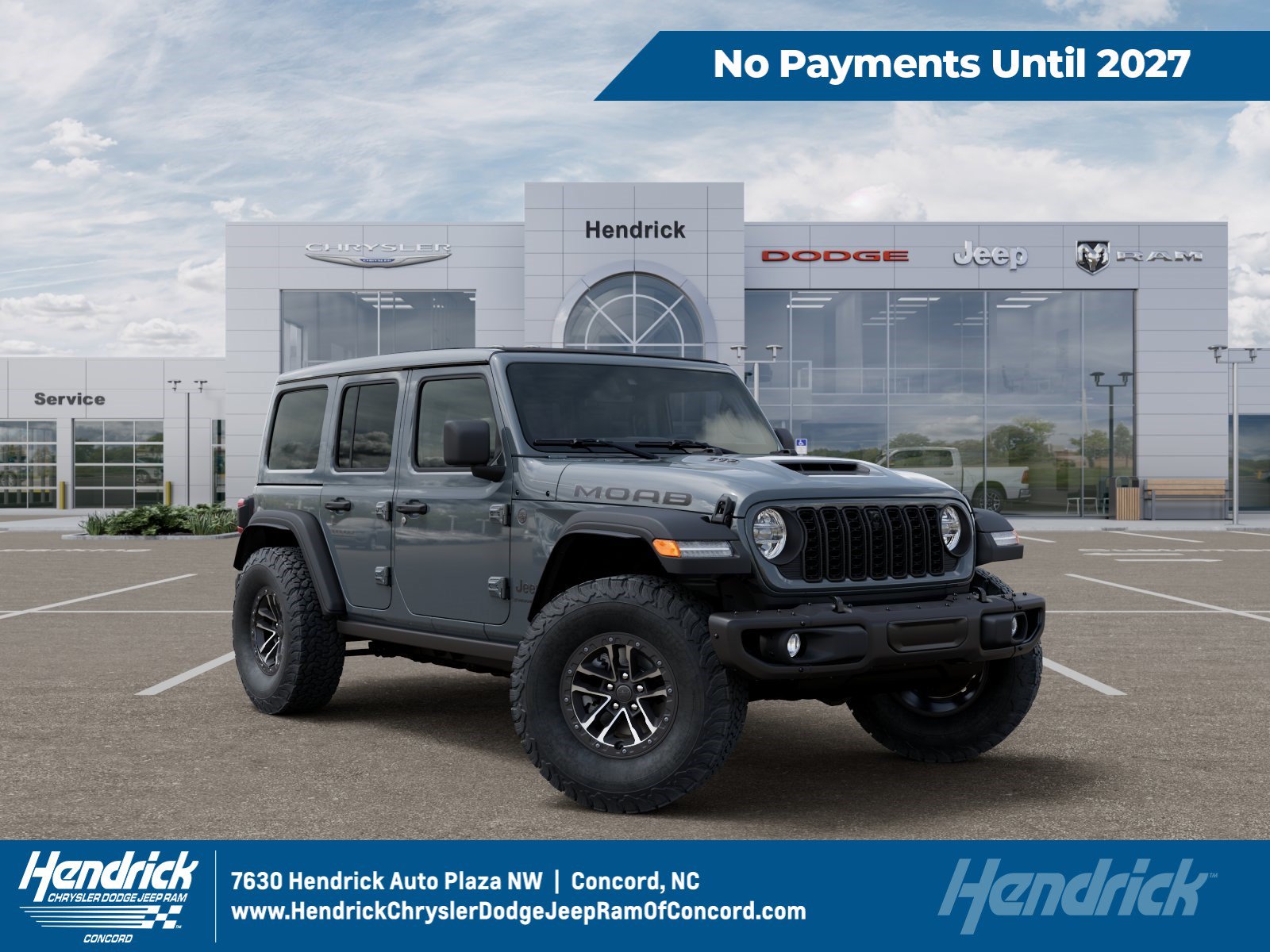 New 2026 Jeep Wrangler Unlimited Rubicon 392 w/ Quick Order Package 27X Moab