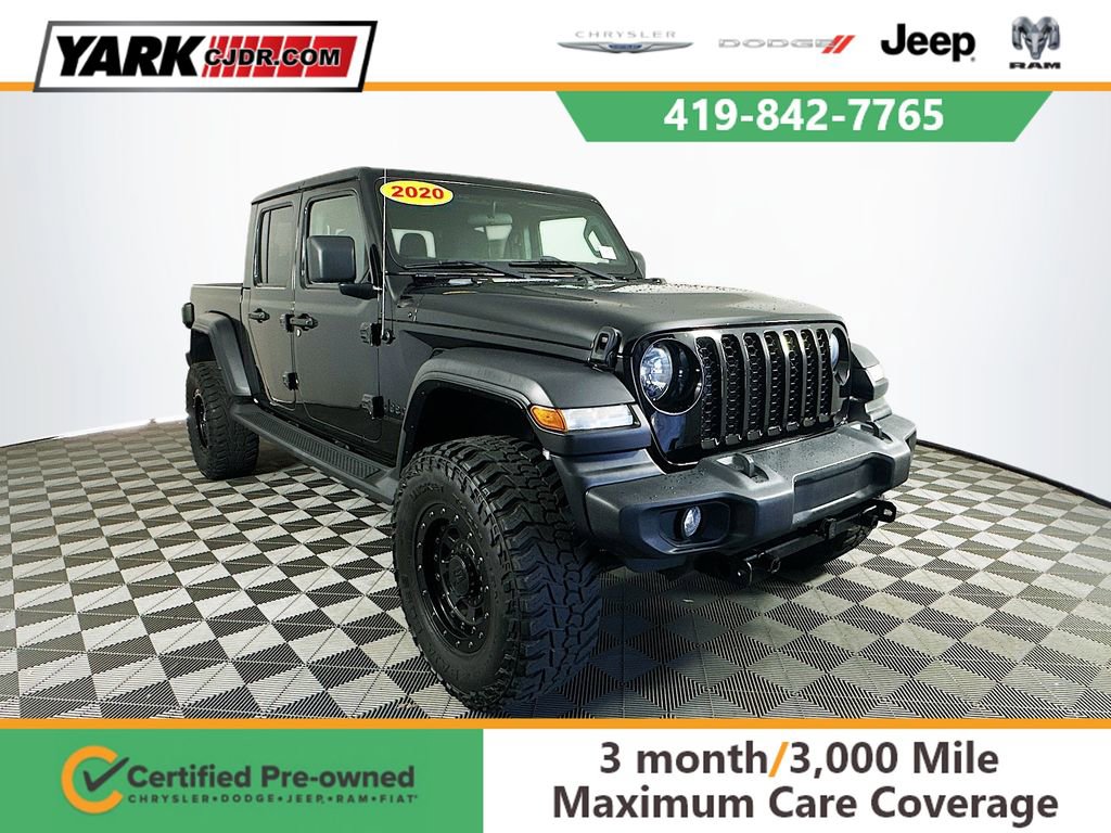 Certified 2020 Jeep Gladiator Sport w/ Quick Order Package 24S
