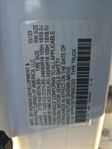 2023 Honda Ridgeline Sport