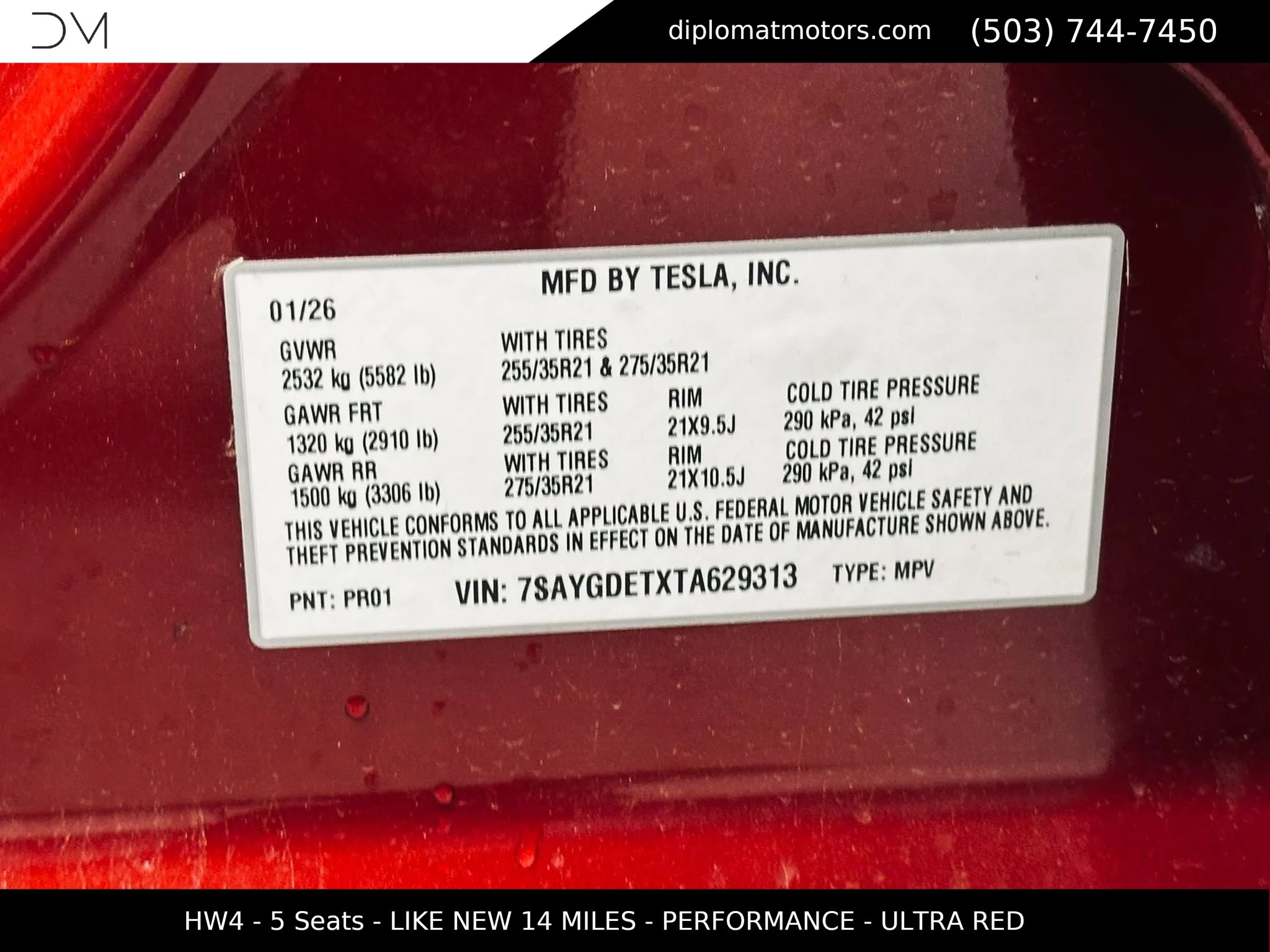 2026 Tesla Model Y Performance