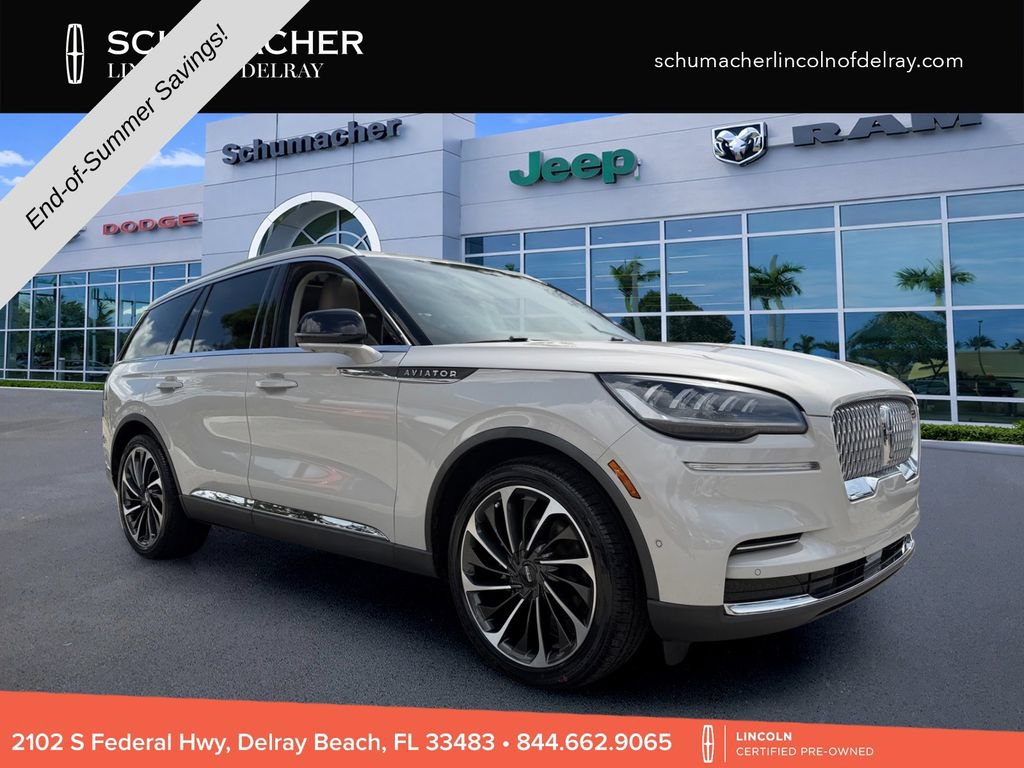 Certified 2023 Lincoln Aviator Reserve w/ Equipment Group 201A