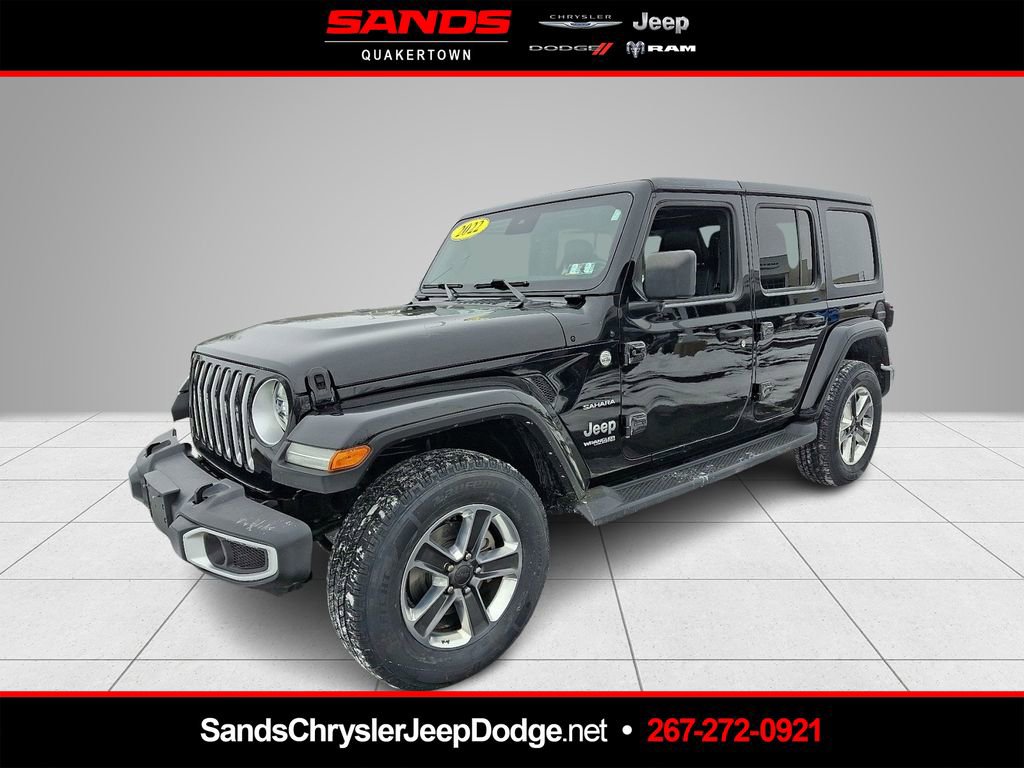 Used 2022 Jeep Wrangler Unlimited Sahara w/ LED Lighting Group