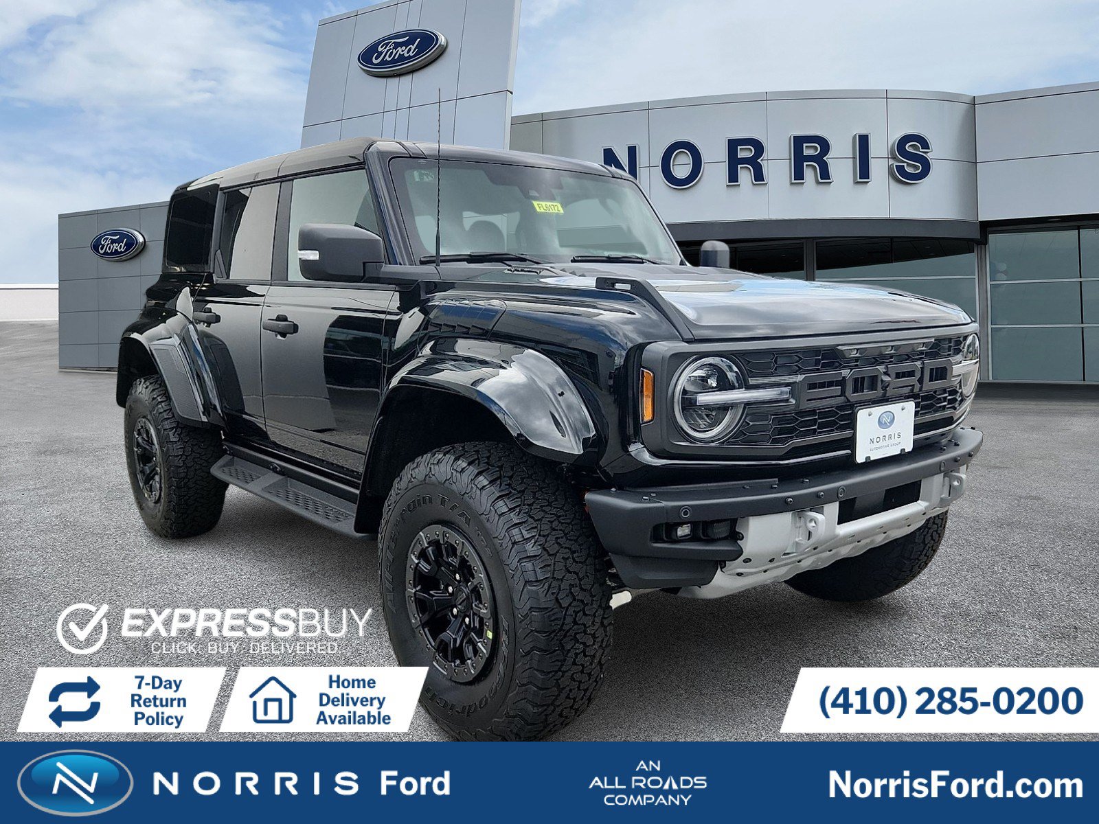New 2026 Ford Bronco Raptor w/ Interior Carbon Fiber Pack