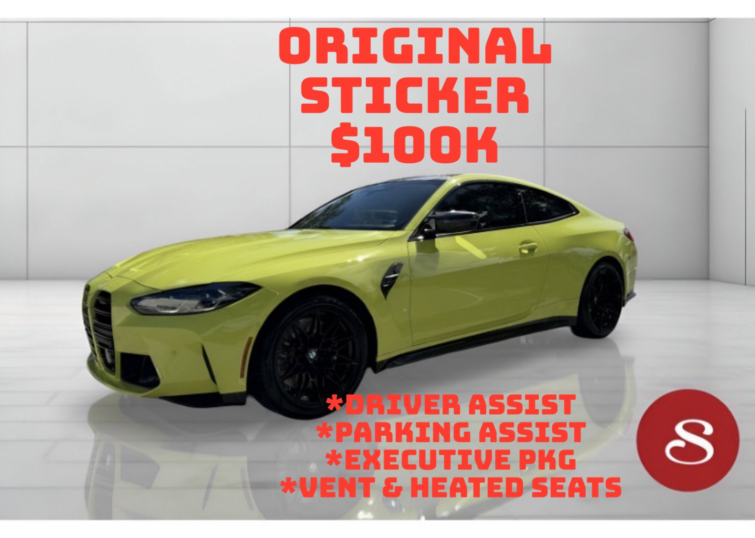 Used 2024 BMW M4 xDrive Competition w/ M Carbon Exterior Package